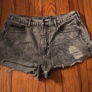 High waisted shorts